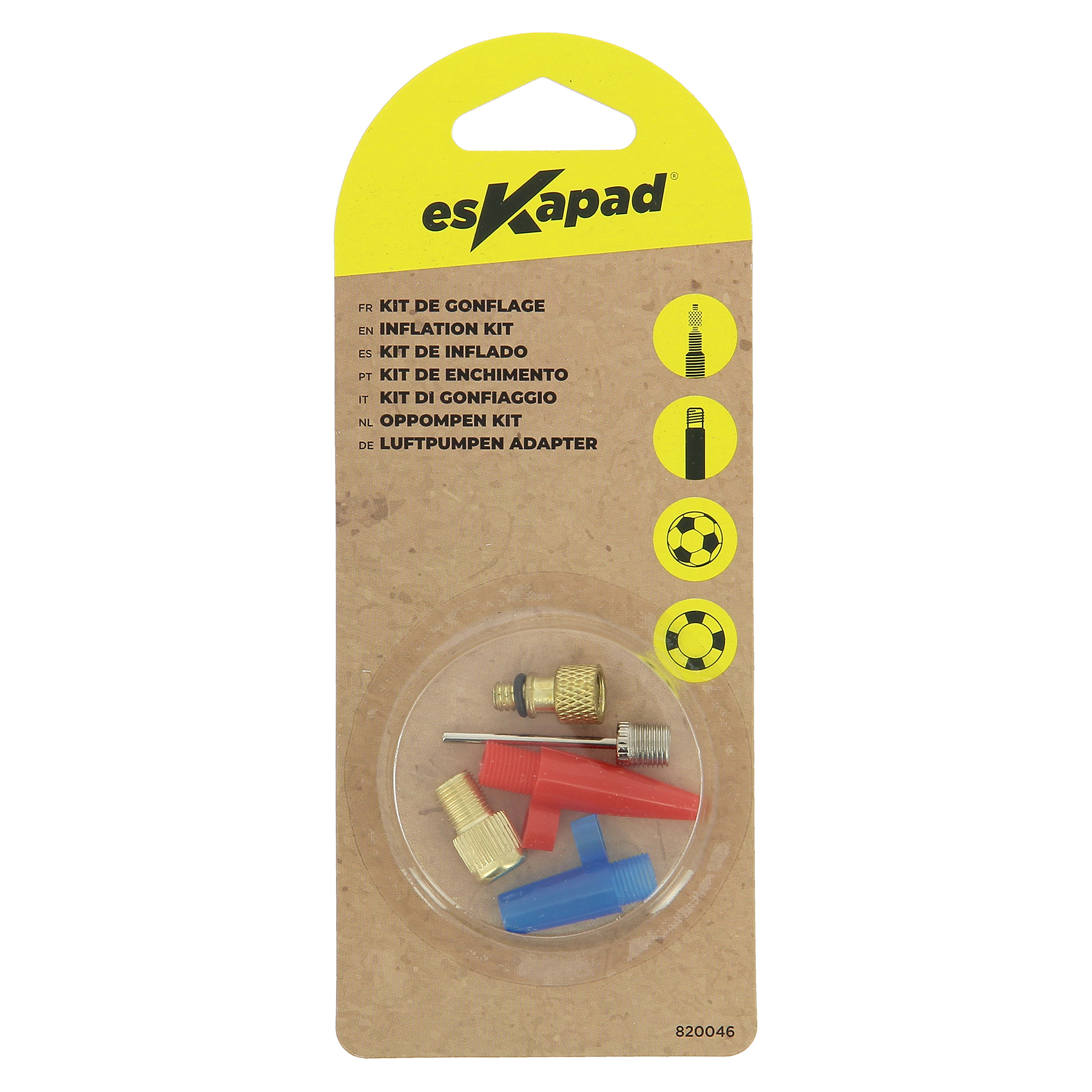 esKapad Kit 5 embouts gonflage